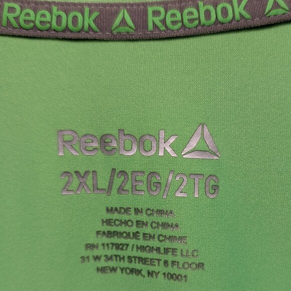 Reebok Polyester/Spandex Blend Short Sleeve T-Shirt Size 2XL - Picture 4 of 10